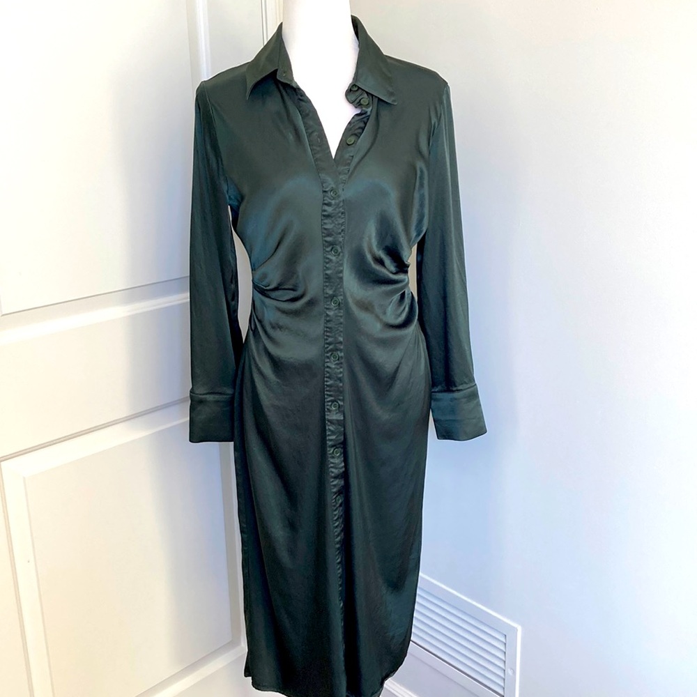Zara satin dress sz M